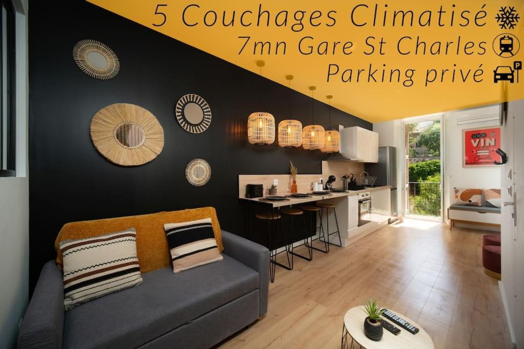 Apartment Air Conditioning Balcony 5 Couchages Marseille Bagian luar foto